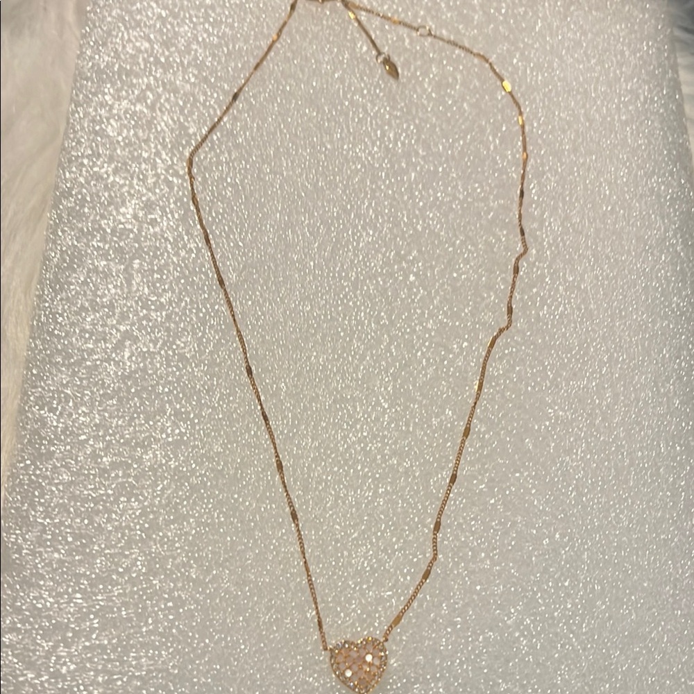 Elegant Gold Heart Necklace